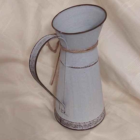 Country Kitchen Metal Decorative Pitcher - Picture 2 of 4